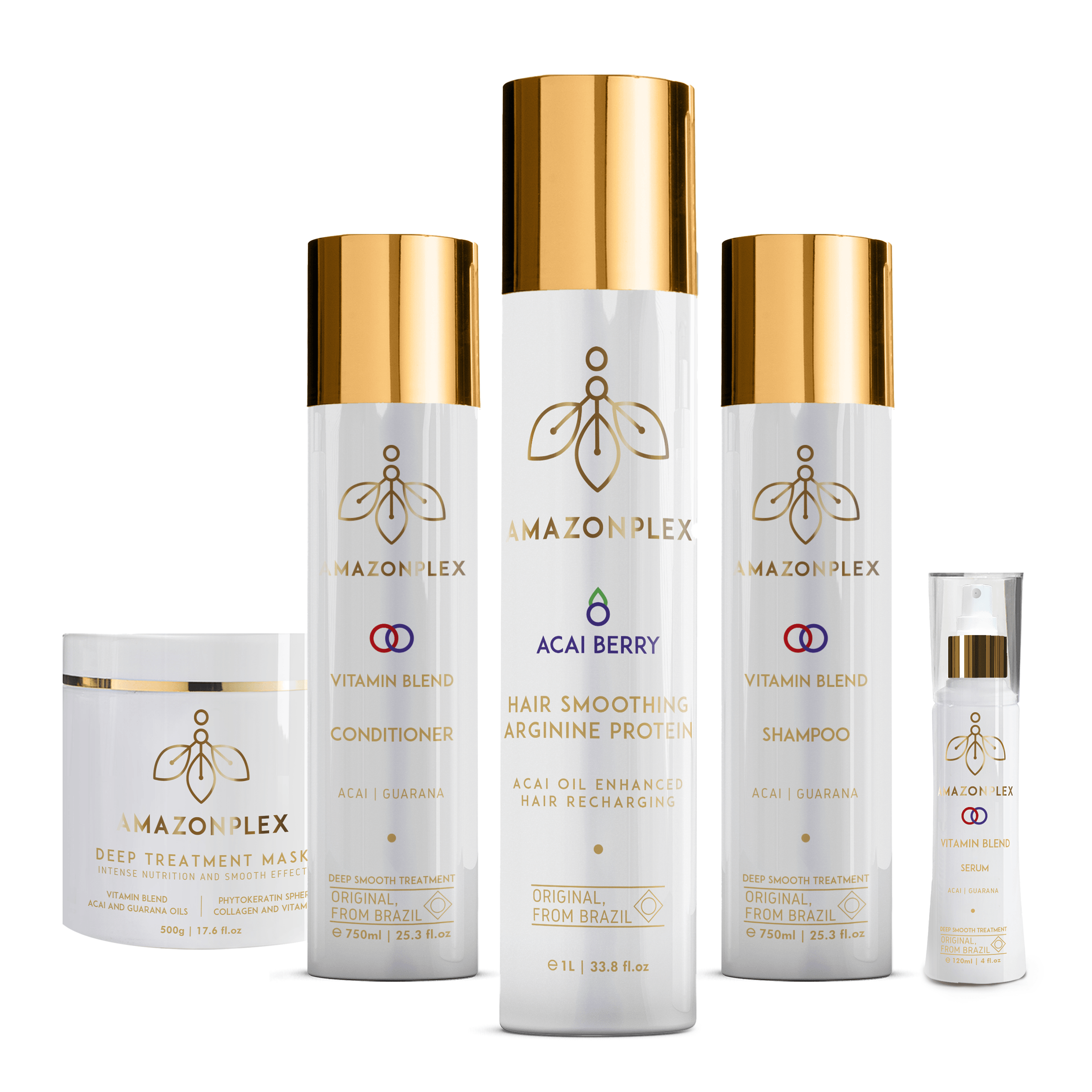 Amazonplex Açai™ Hair Straightening Nourishing Complete Set - Vitta Gold™ Global